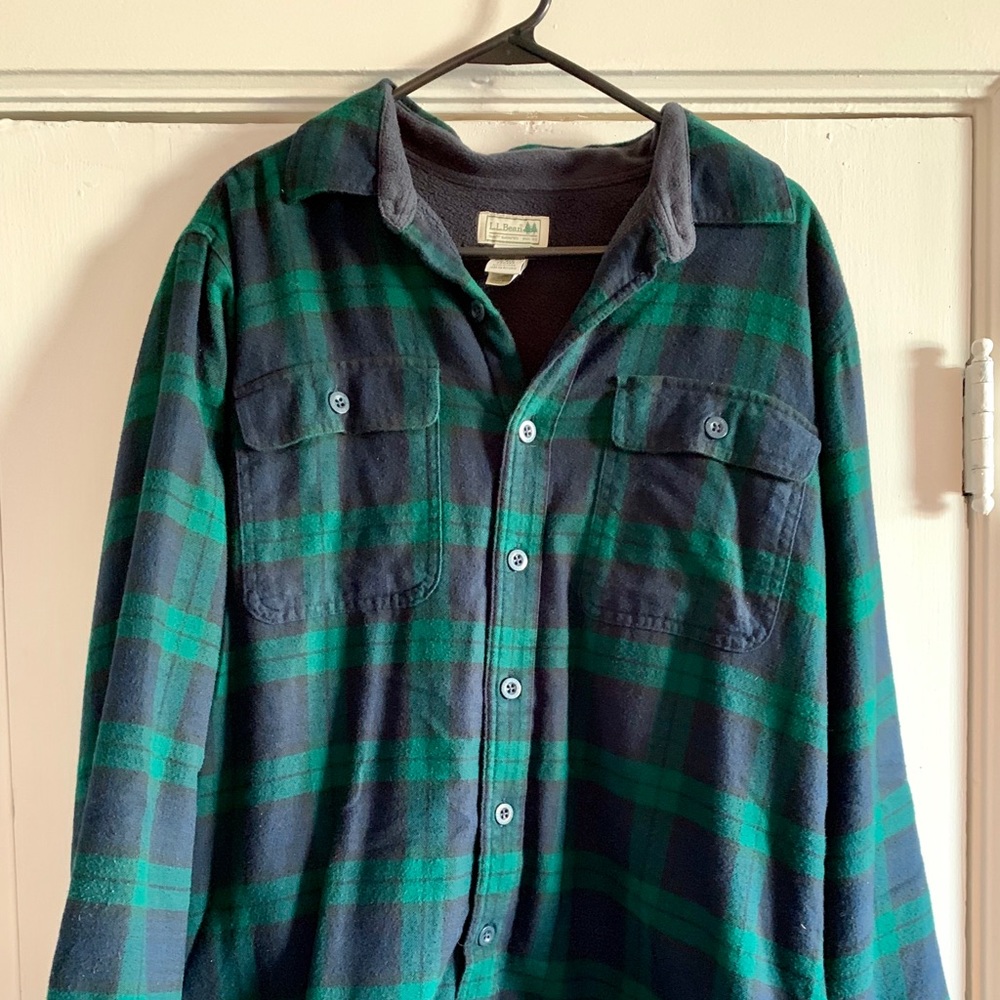 Fleece-lined Flannel Shirt